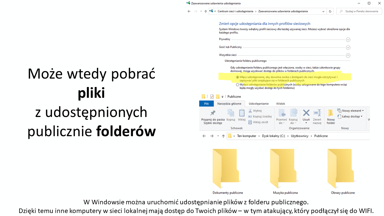 Udostępnianie plików z publicznego folderu